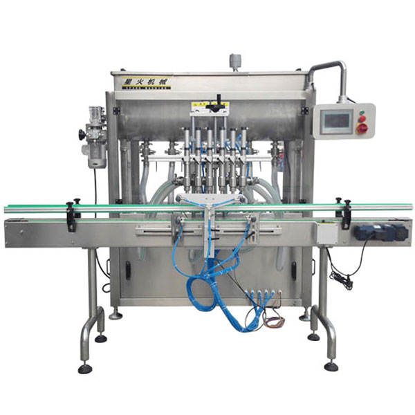 六頭辣椒醬灌裝機(jī)-全自動(dòng)辣椒醬灌裝設(shè)備